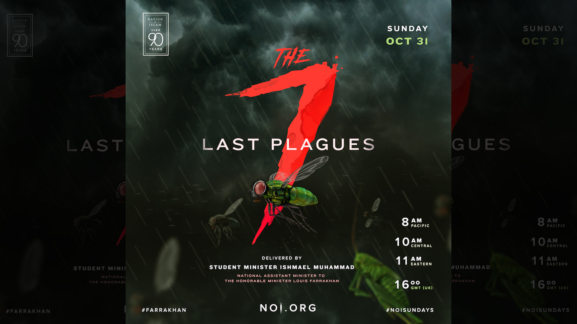 The 7 Last Plagues: Delivered by Student Minister Ishmael Muhammad