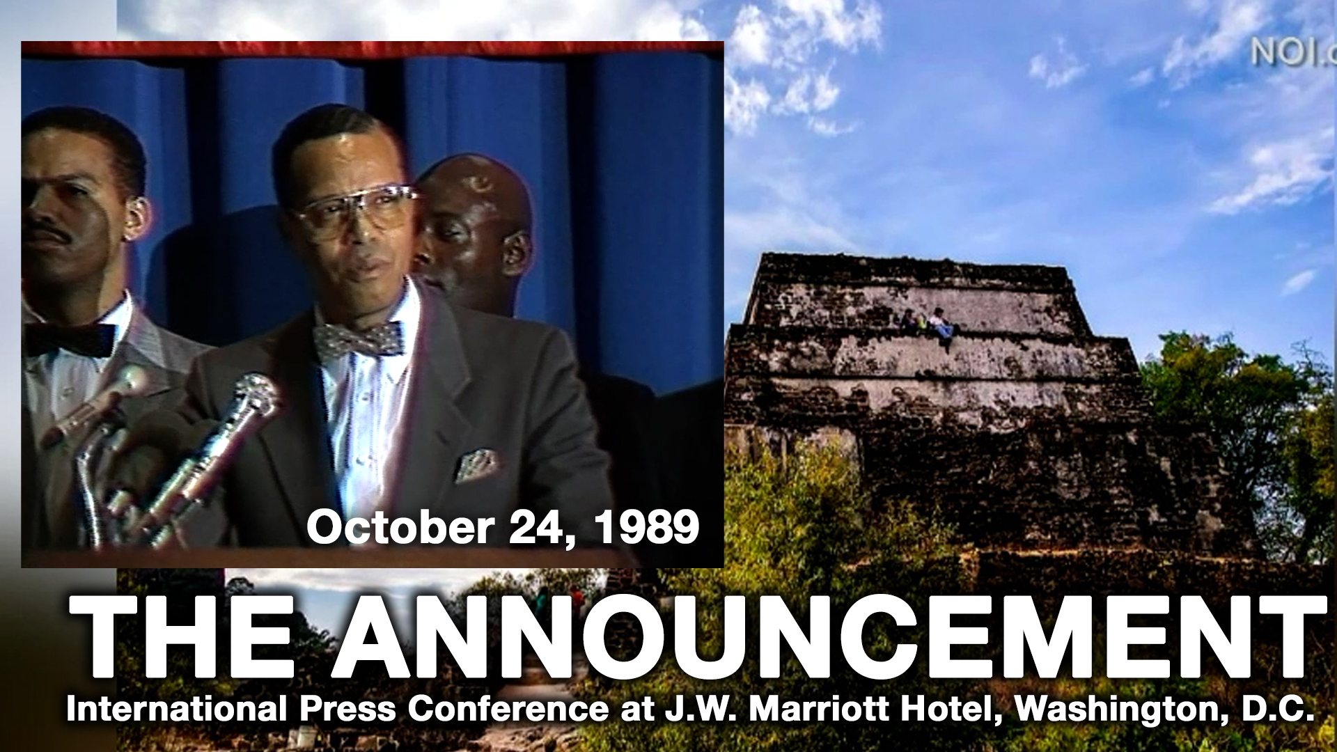 The Announcement: Minister Farrakhan Speaks On His More Than A Vision Experience