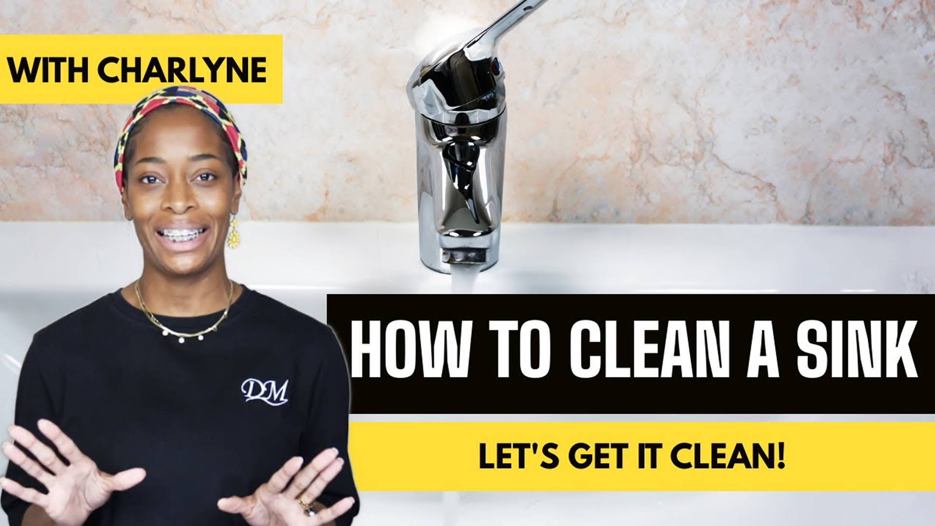 How to Clean A Bathroom Sink (Part II) Using a Combined Cleaner + Disinfectant