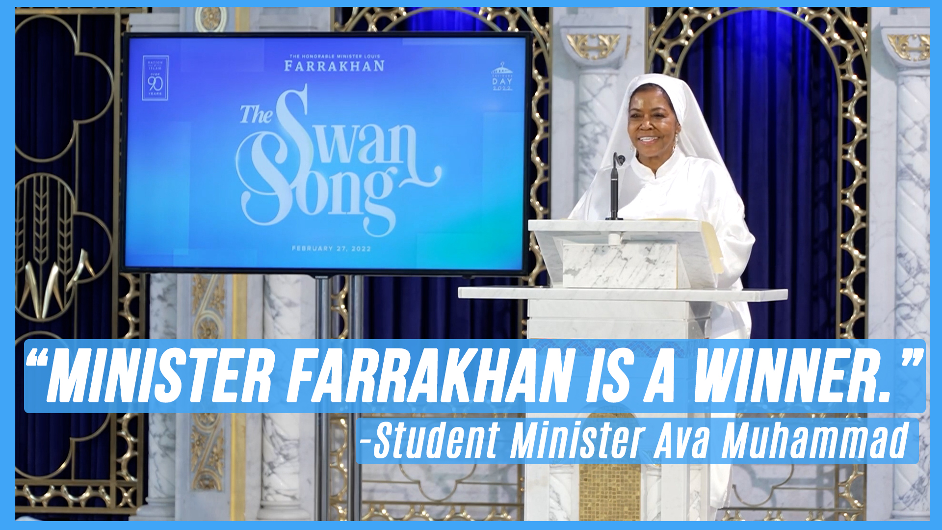Sister Ava Muhammad testifies of how Minister Farrakhan uplifts women