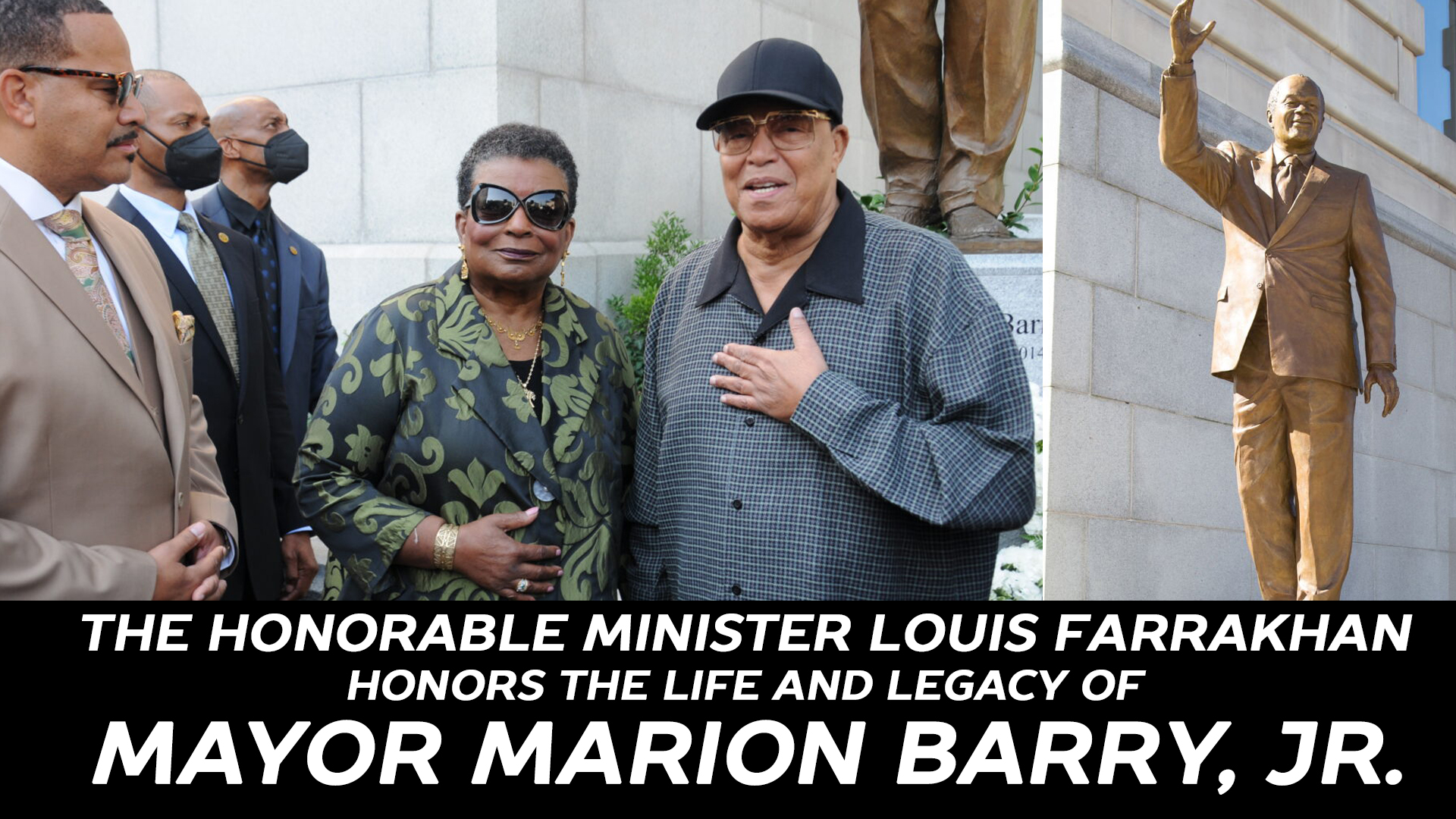 Minister Farrakhan Honors Mayor Marion Barry