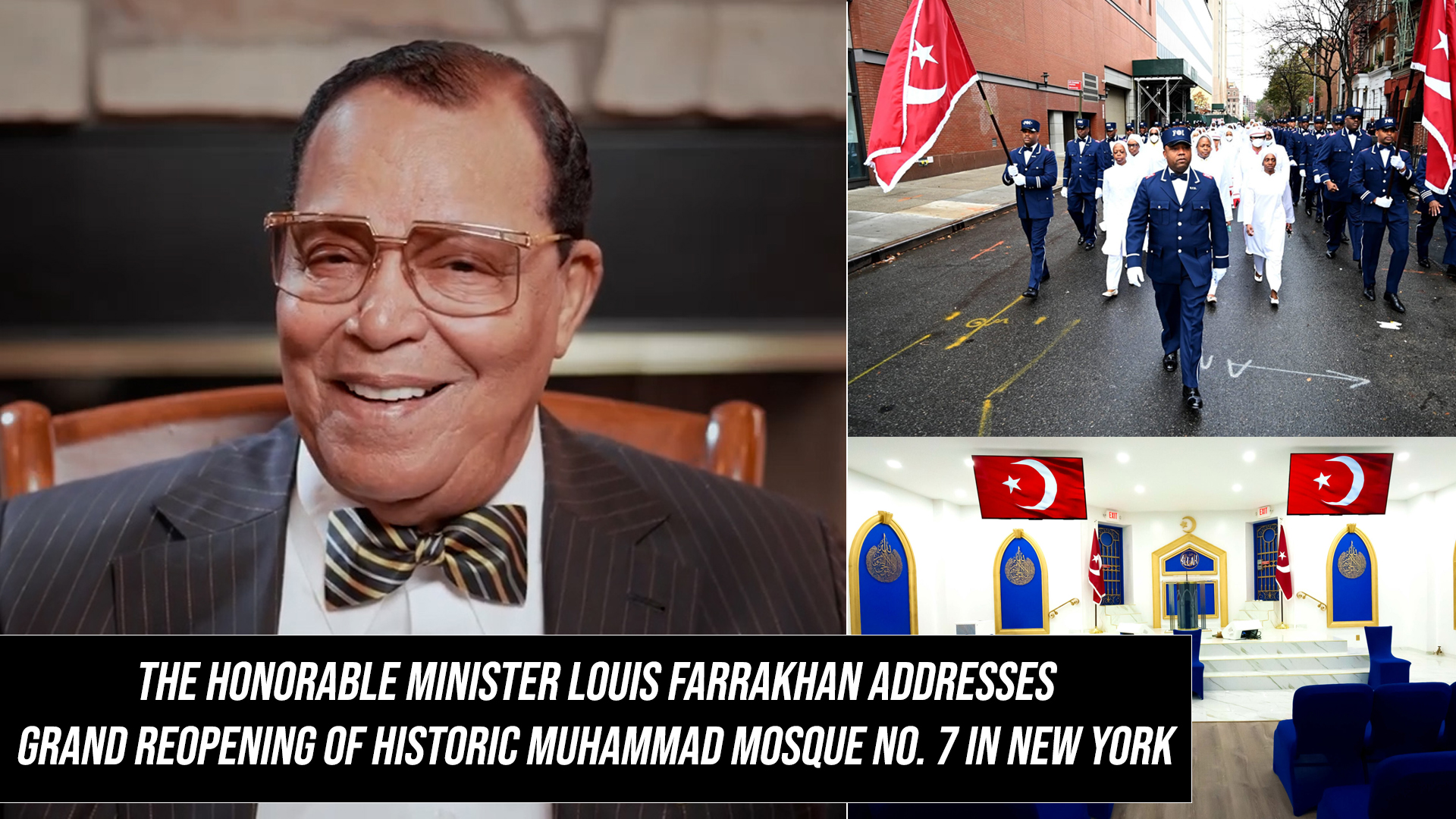 Minister Farrakhan Addresses Muhammad Mosque No 7 Grand Reopening