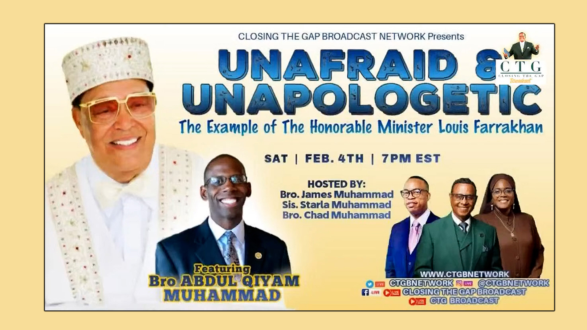 Unafraid and Unapologetic: The Example of The Honorable Louis Farrakhan