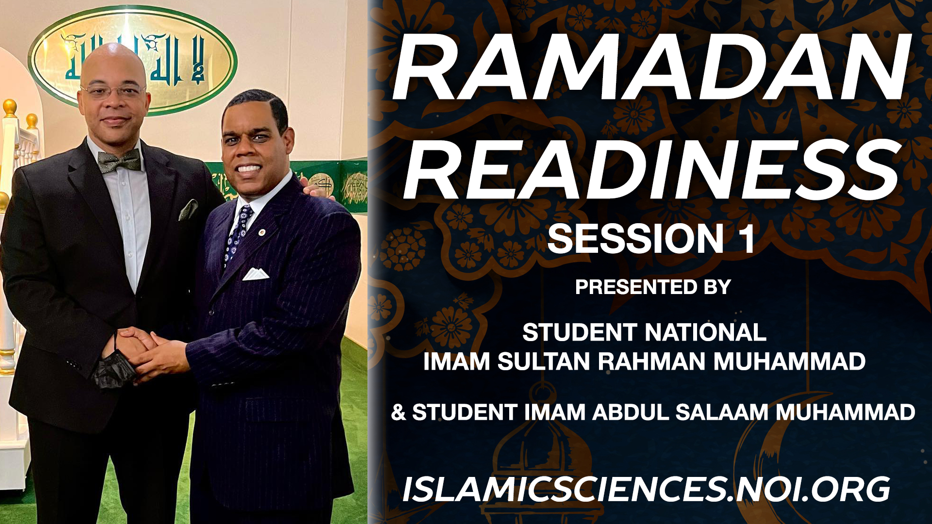 Ramadan Readiness 2023 Session 1