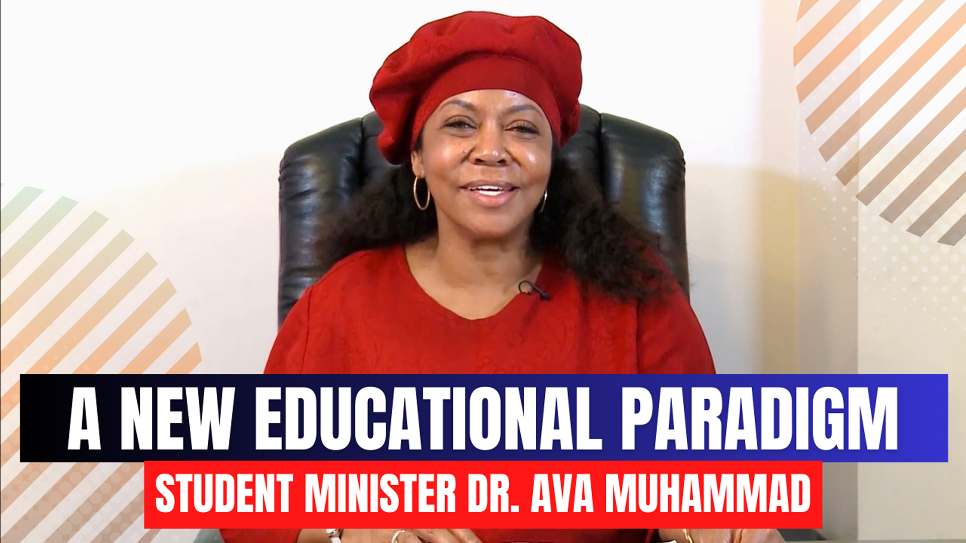 Student Minister Ava Muhammad speaks on New Educational Paradigm